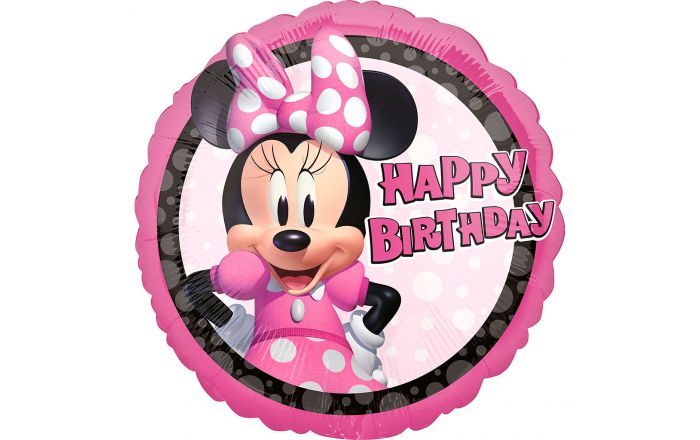 mini Ballon alu Minnie Mouse Disney sur tige